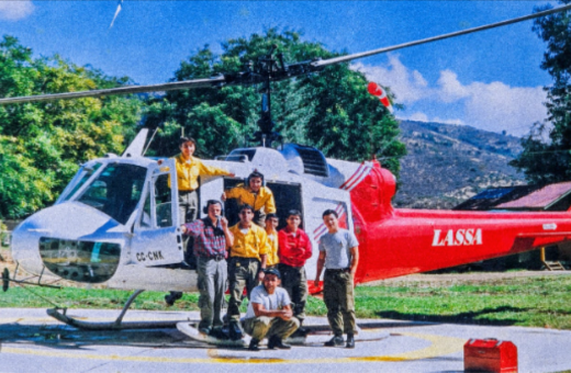 Helicópteros UH-1H para incendios forestales